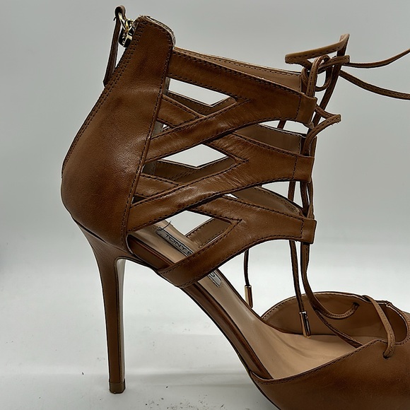 Tony Bianco NWT Sexy Tan Monaco Pointed Toe Stiletto Heels Shoes **Size 9**🔥🔥 - Picture 5 of 7